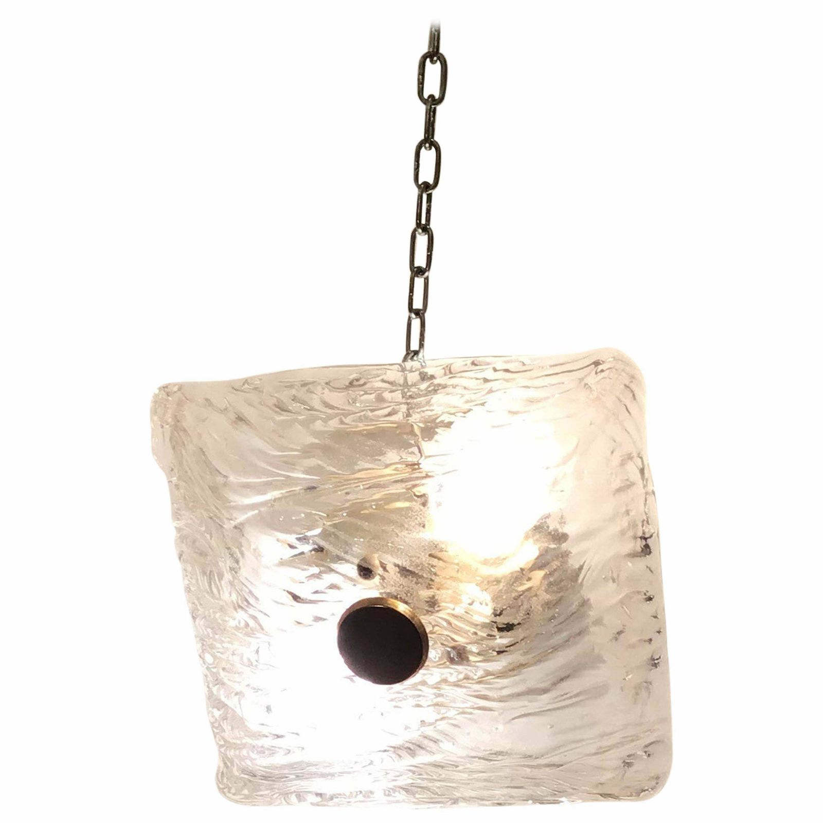 Venini “Toni Zuccheri “Sconces Murano Glass Brass, 1950, Italy