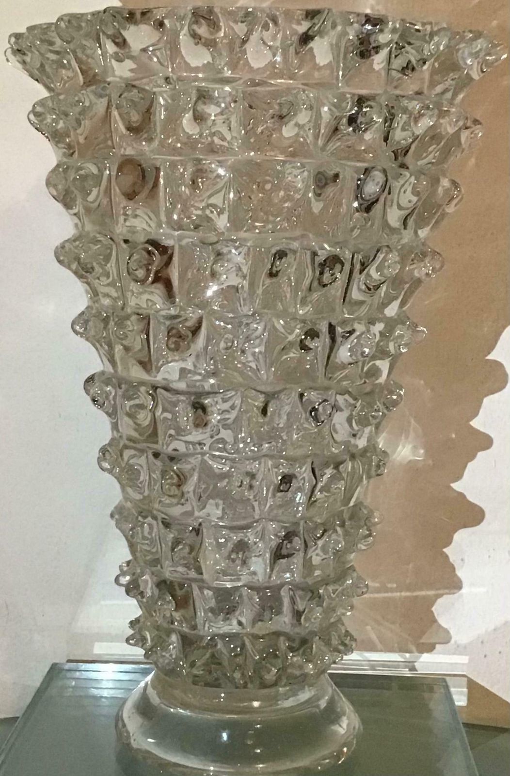 Barovier And Toso "Rostrato" Vase Murano Glass, 1940, Italy photo 2441.0