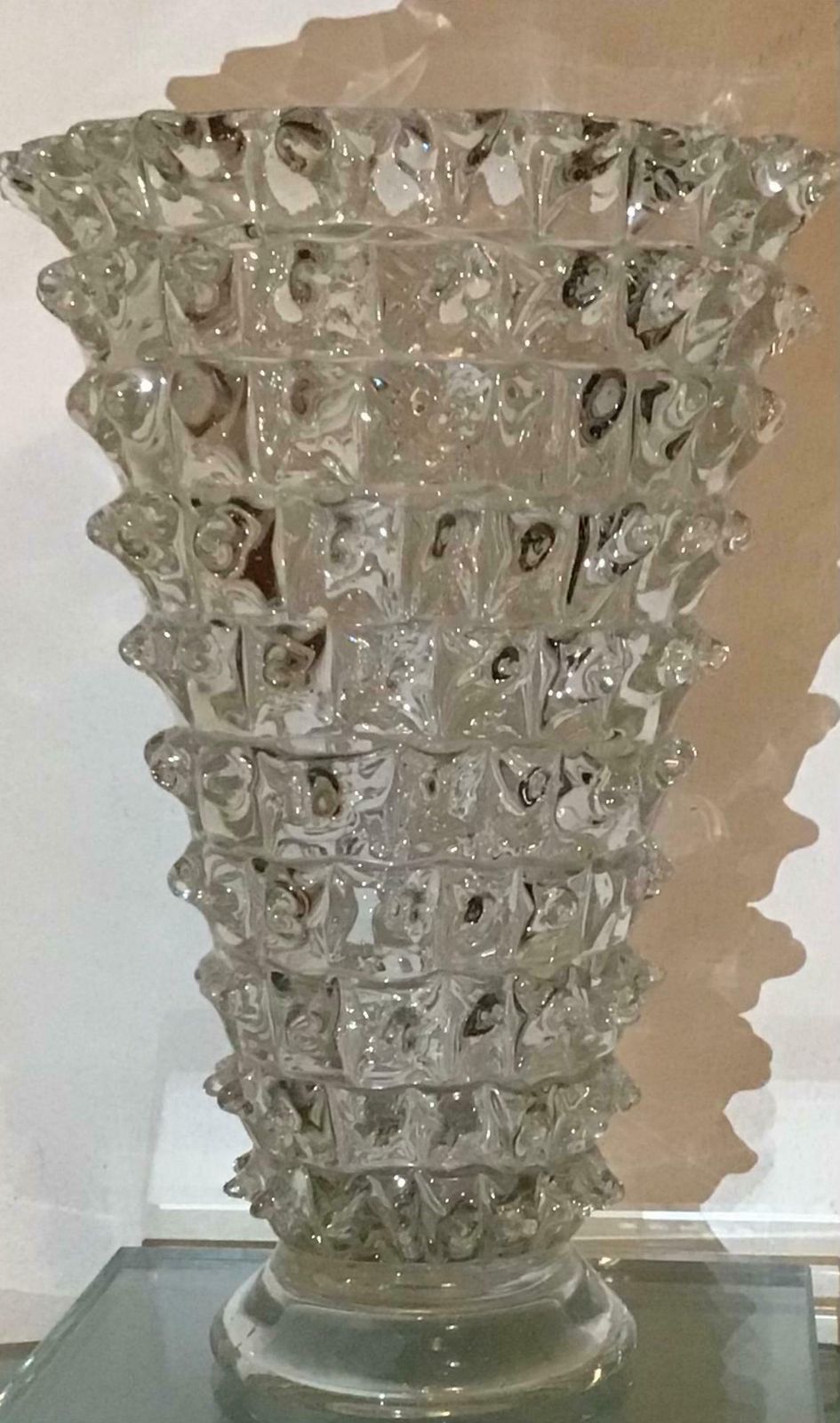 Barovier And Toso "Rostrato" Vase Murano Glass, 1940, Italy photo vinterior