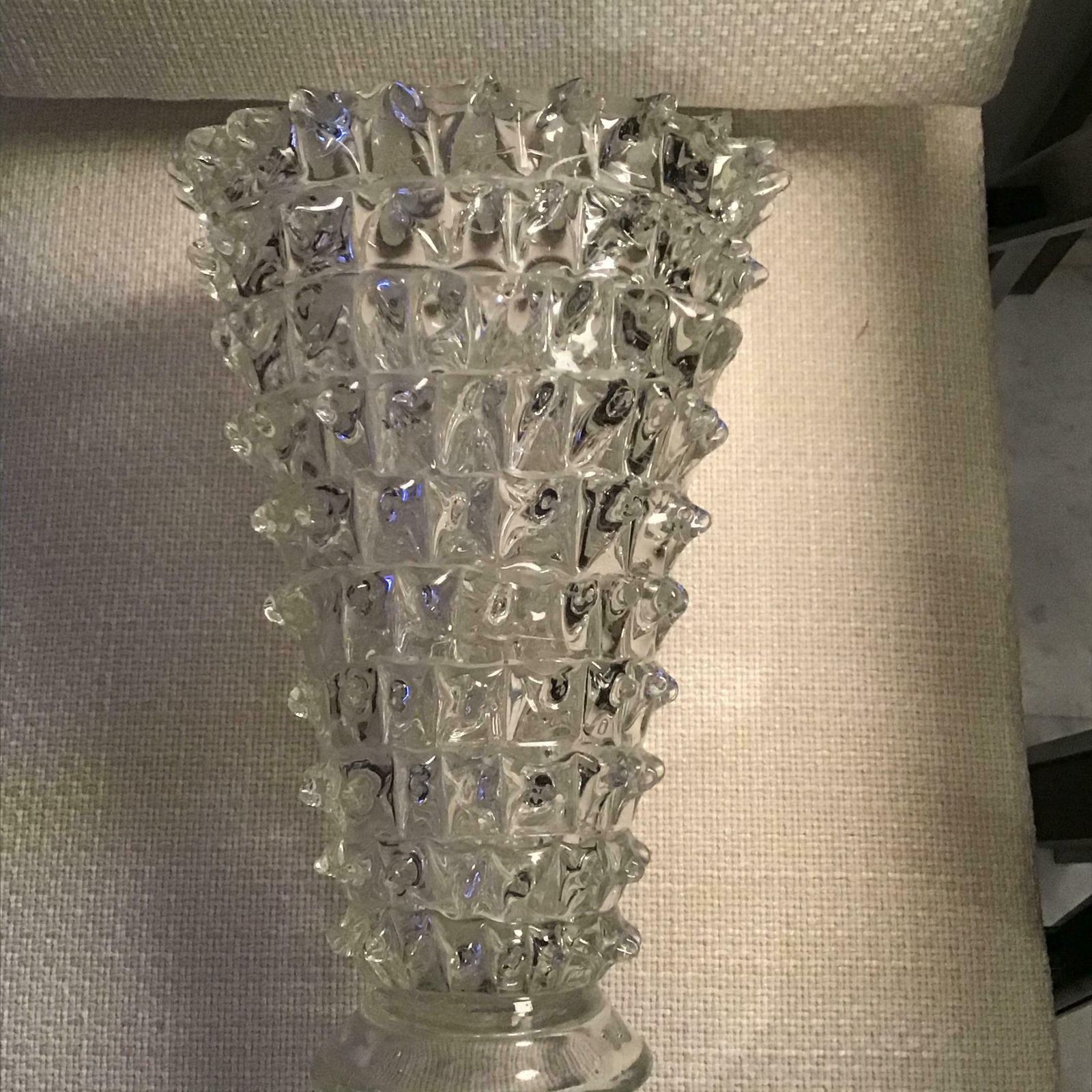 Home Decor Barovier And Toso "Rostrato" Vase Murano Glass, 1940, Italy photo
