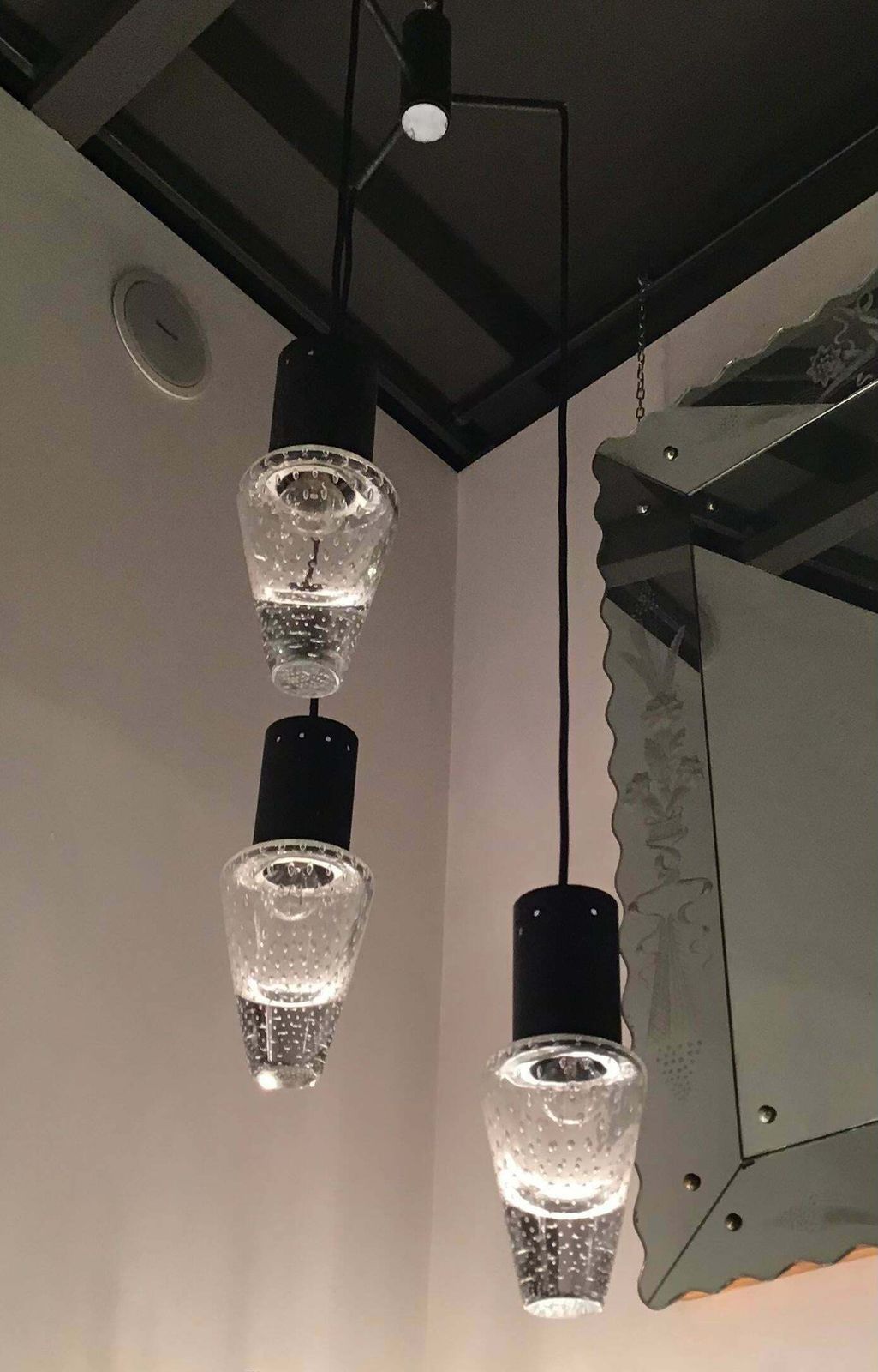 Gino Sarfatti Seguso Chandelier Murano Glass Iron, 1955, Italy photo 6329.0