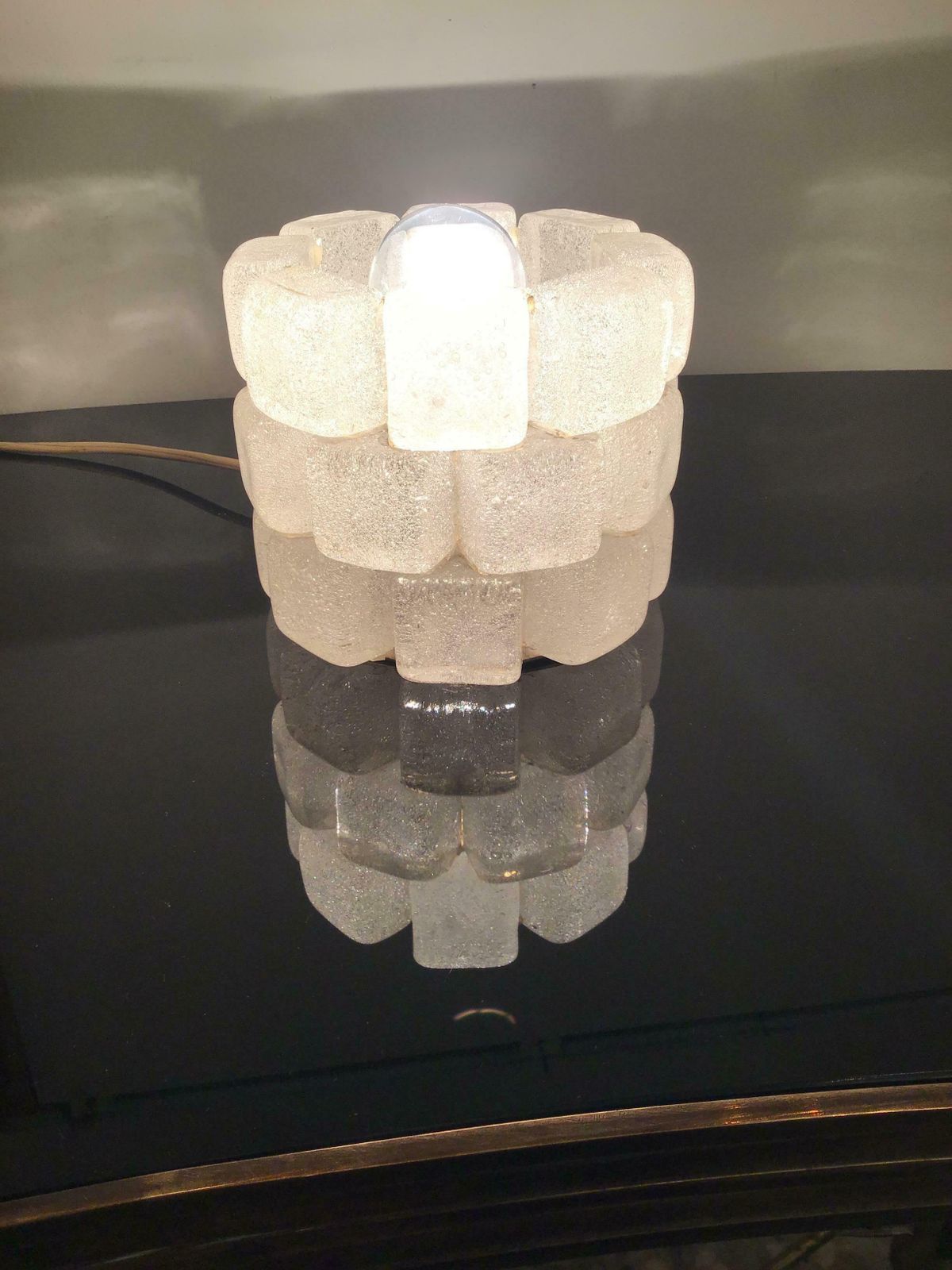 Albano Poli Poliarte Table Lamp Murano Glass 1960 Italy photo buy