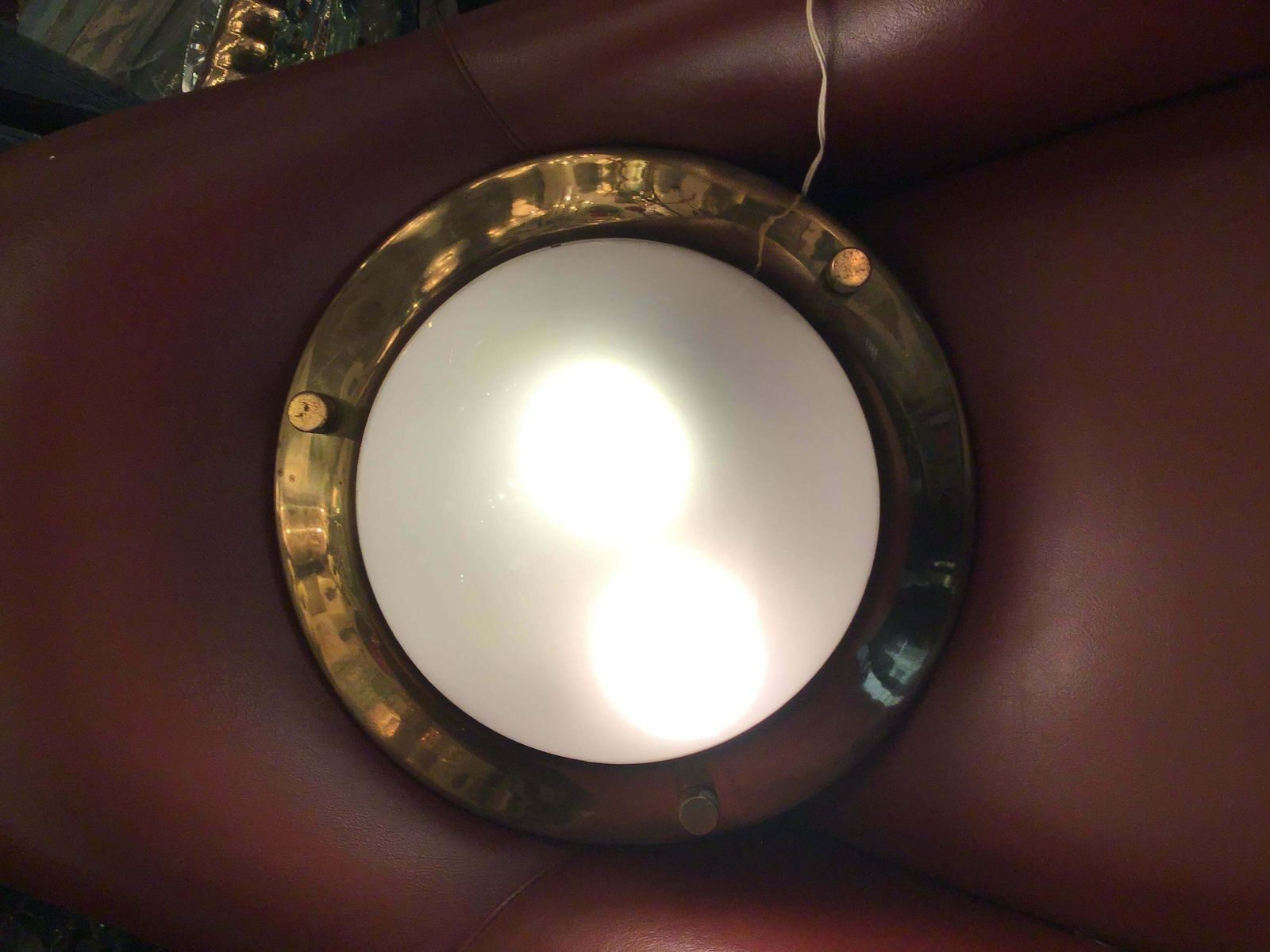 Azucena Luigi Caccia Dominioni Ceilling Light/Sconce Brass Glass 1950 Italy photo 1627.0