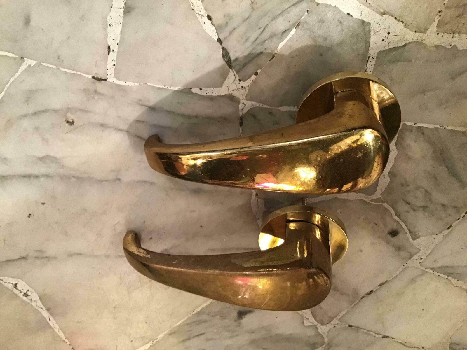 Gio’ Ponti Handles Brass, 1950, Italy photo 2712.0
