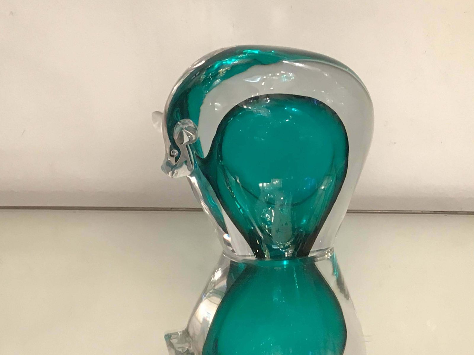 Art Flavio Poli Bull Murano Glass, 1950, Italy photo