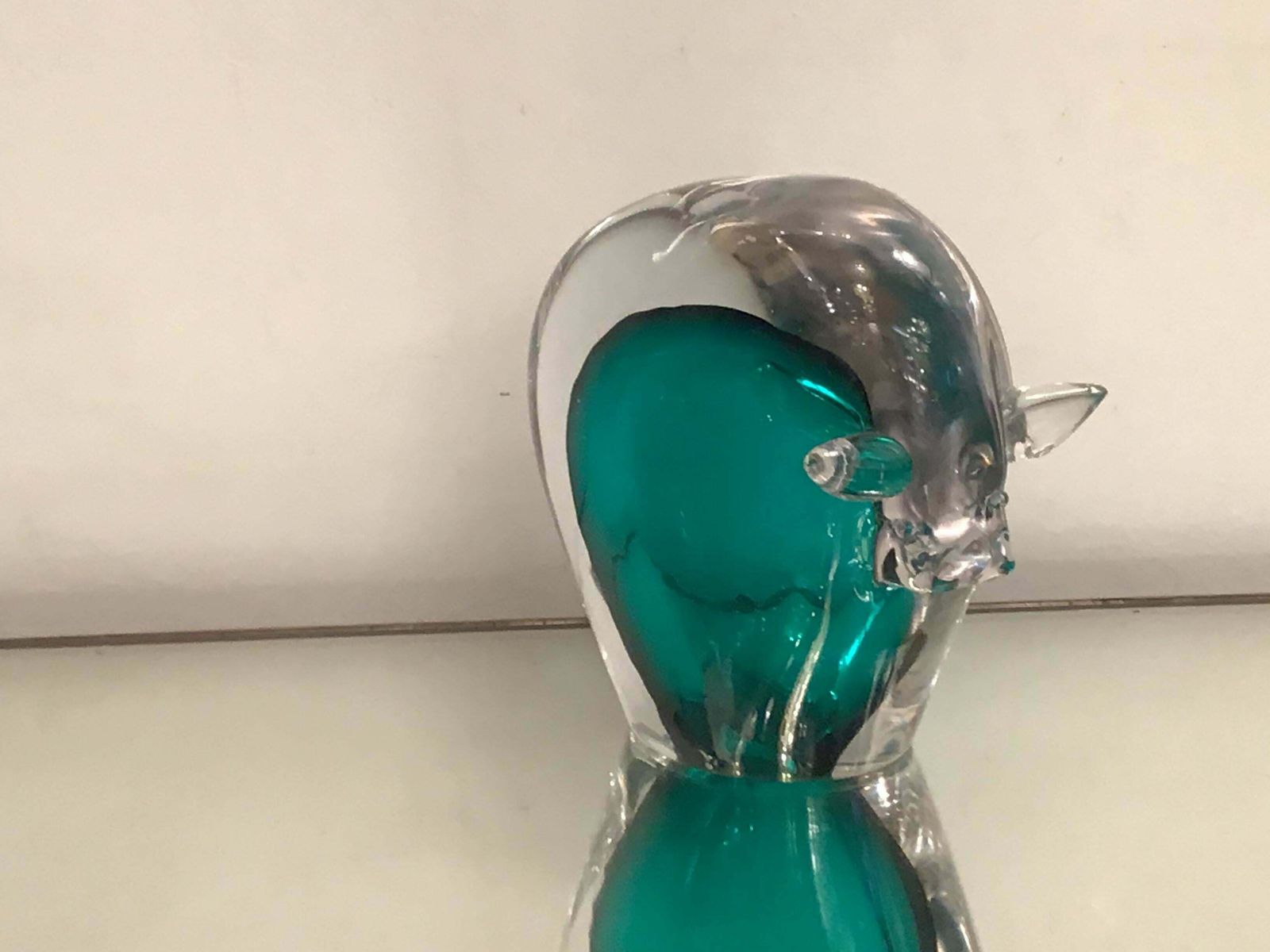 1356.0 Flavio Poli Bull Murano Glass, 1950, Italy photo