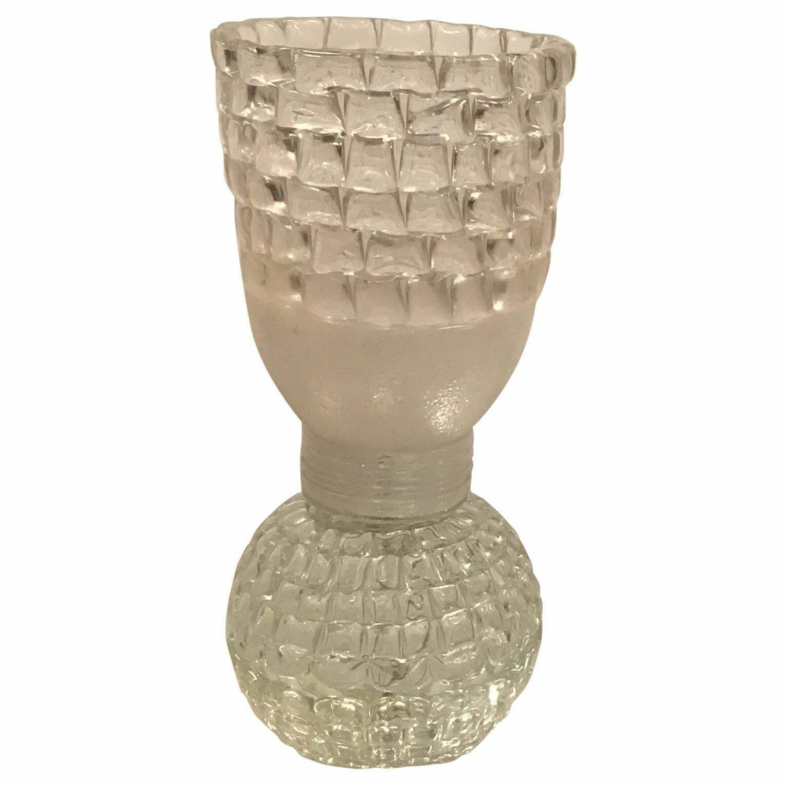 Barovier E Toso Table Lamp Murano Glass 1940 Italy