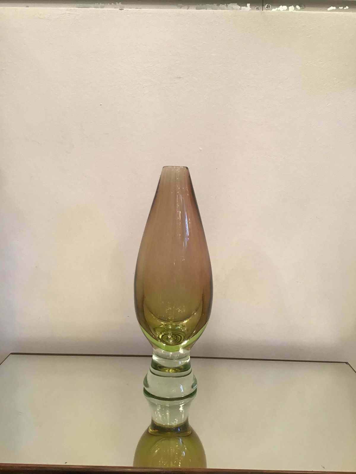 Seguso Vase Murano Glass, 1950, Italy photo 2260.0