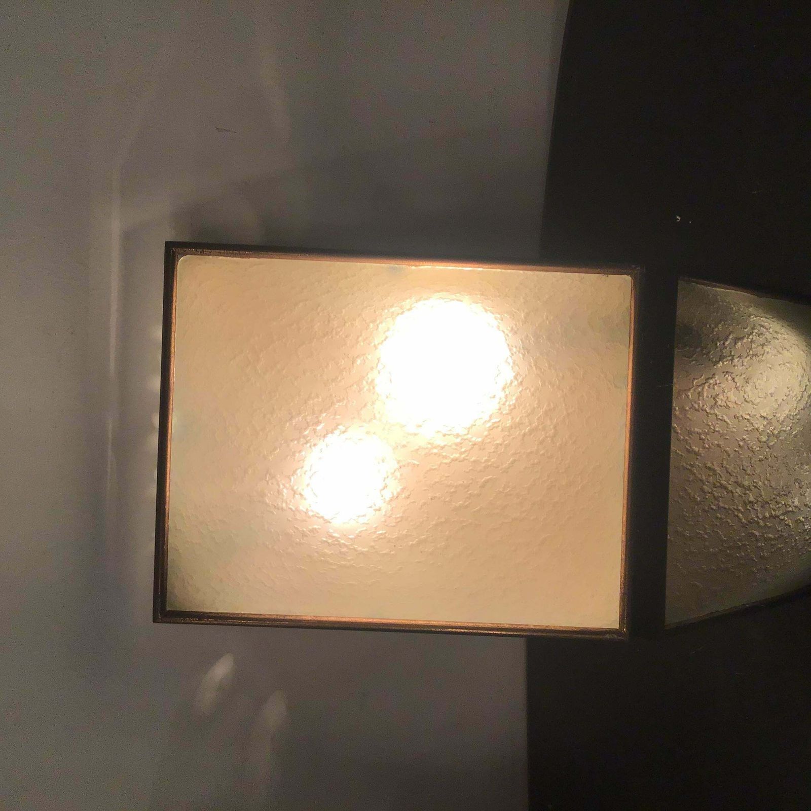 photo for sale Stilnovo Sconce/Ceilling Light Brass Glass Metal 1950 Italy