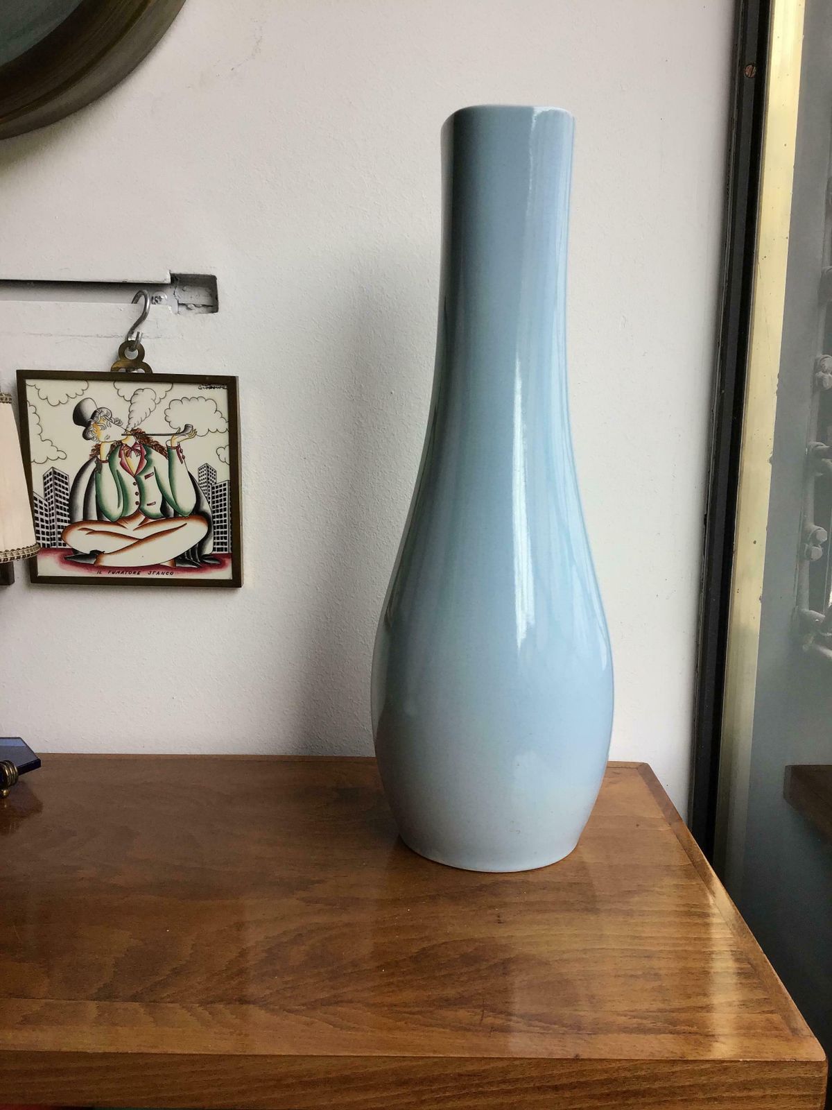 Richard Ginori Giovanni Gariboldi Vase Ceramic, 1950, Italy photo for sale