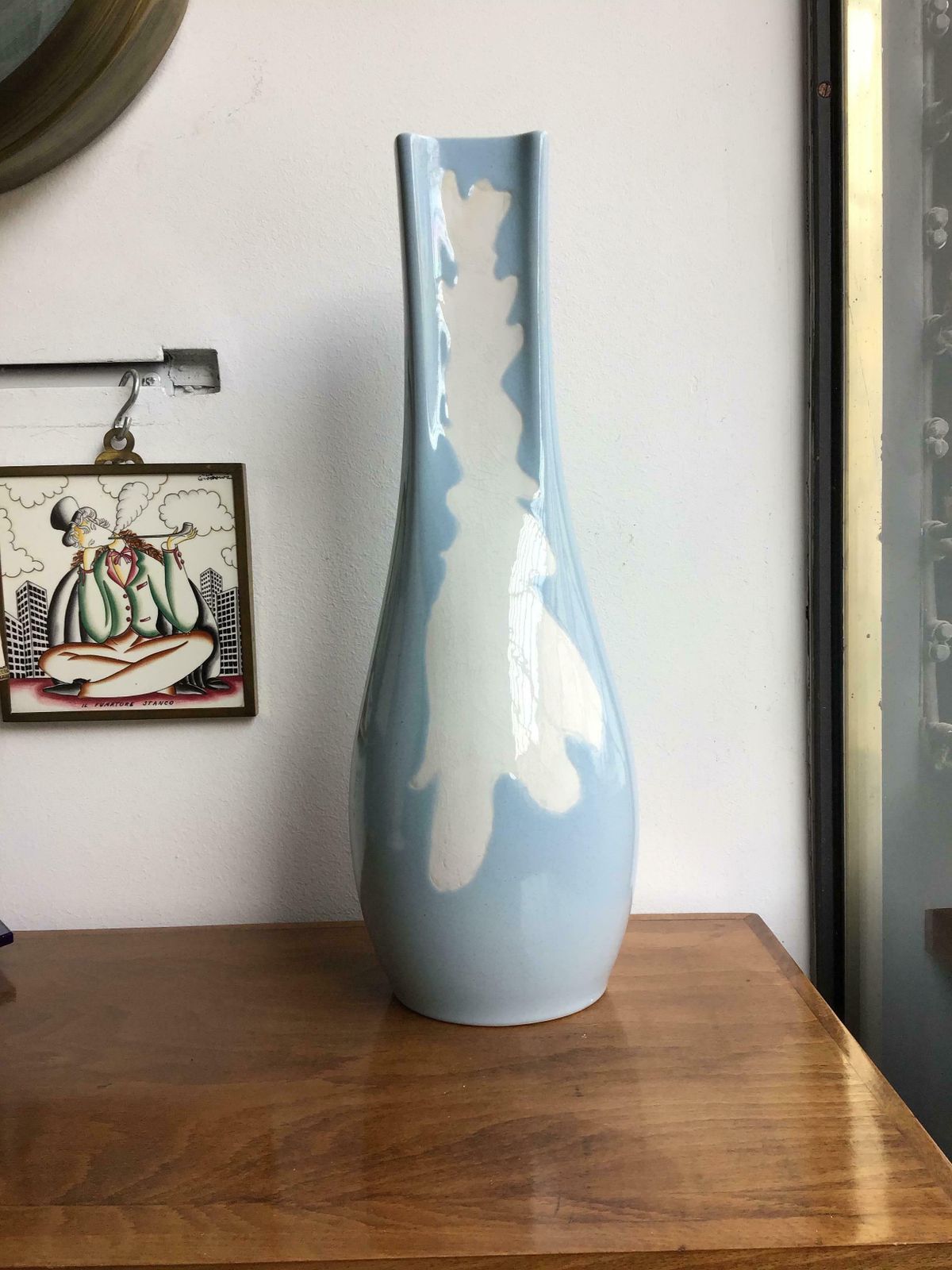 photo vinterior Richard Ginori Giovanni Gariboldi Vase Ceramic, 1950, Italy