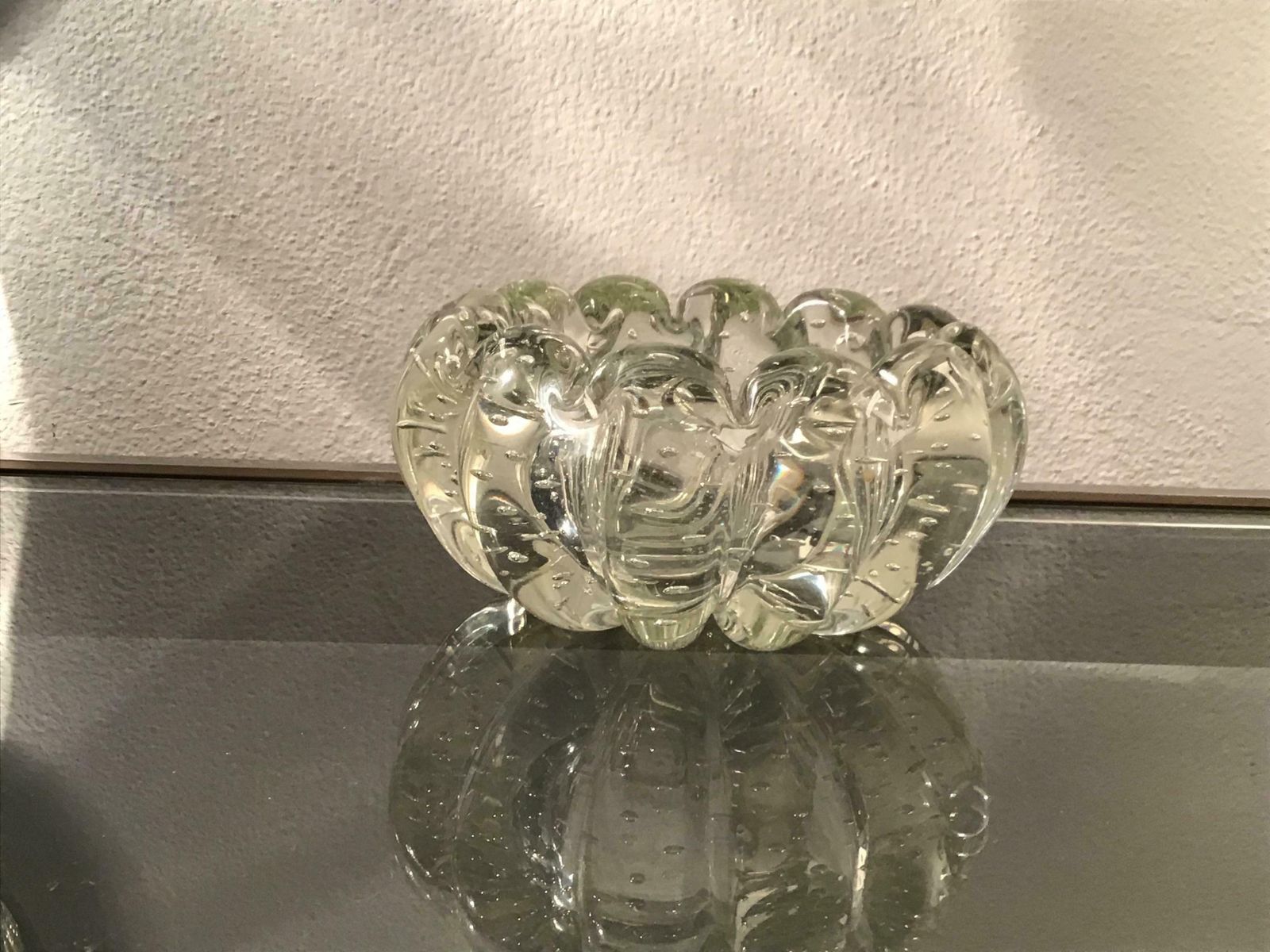 Barovier Et Toso Ashtray/Centerpiece/Pocket Emptier Murano Glass, 1940, Italy photo buy