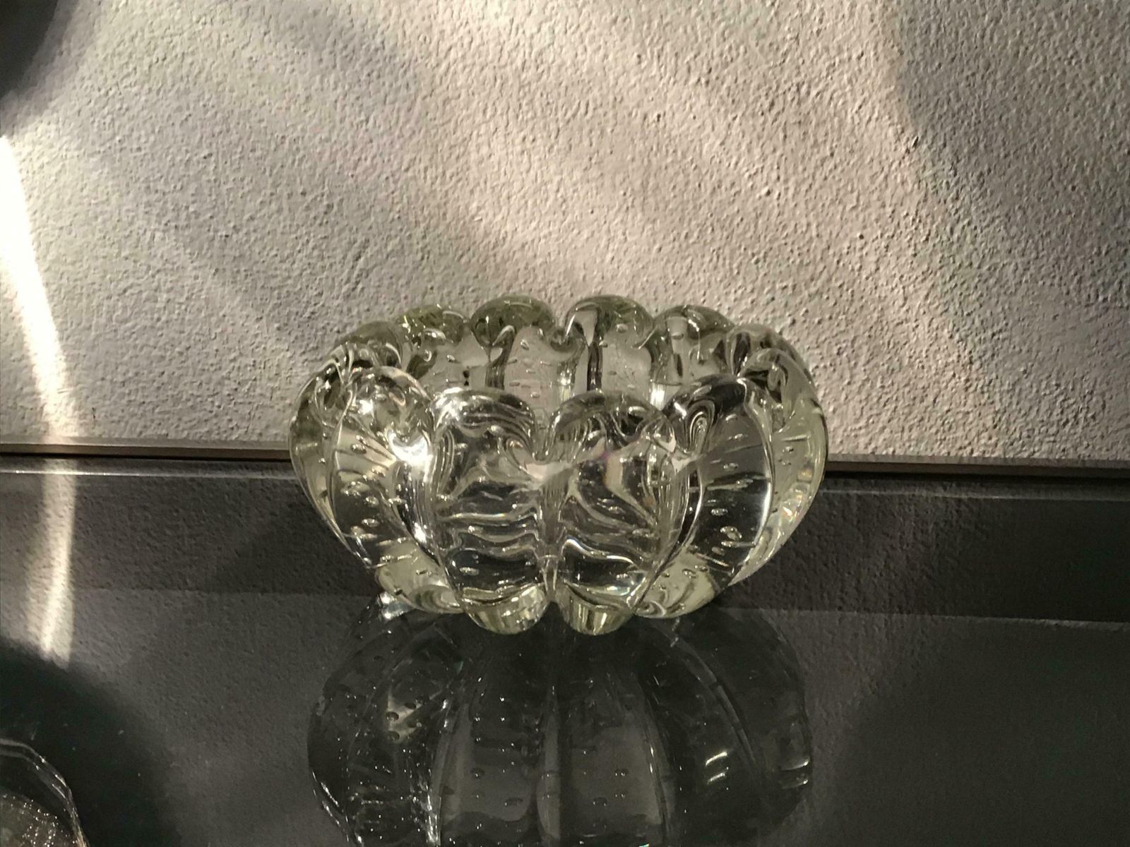 photo furniture Barovier Et Toso Ashtray/Centerpiece/Pocket Emptier Murano Glass, 1940, Italy