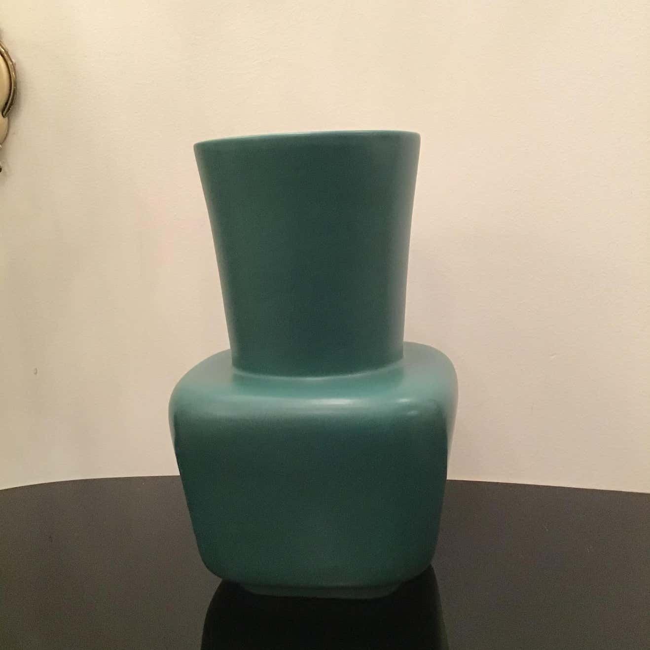 Richard Ginori “Giovanni Gariboldi “ Vase Ceramic 1950 Italy photo 2531.0