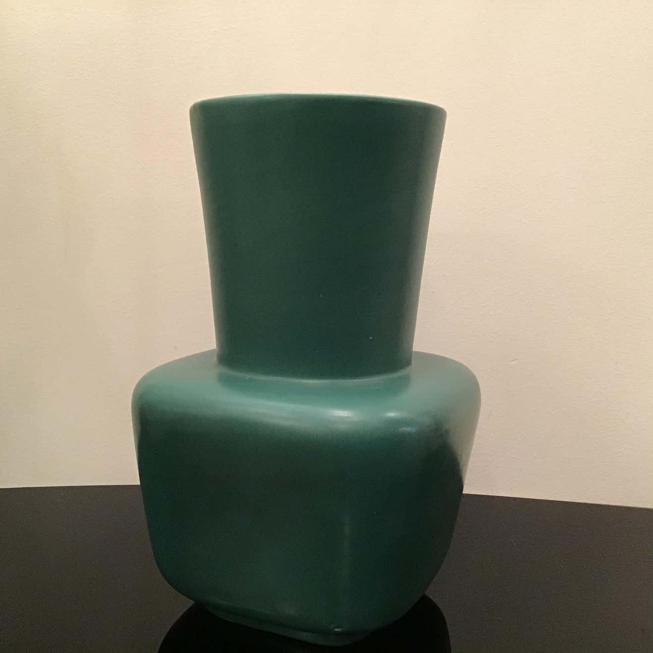 photo for sale Richard Ginori “Giovanni Gariboldi “ Vase Ceramic 1950 Italy