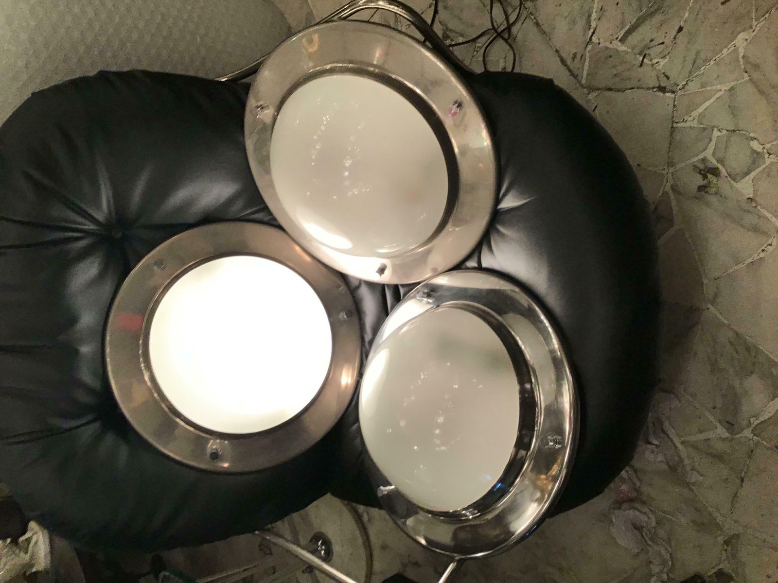photo furniture Azucena Sconces/Ceilling Light Metal Crome Glass 1950 Italy