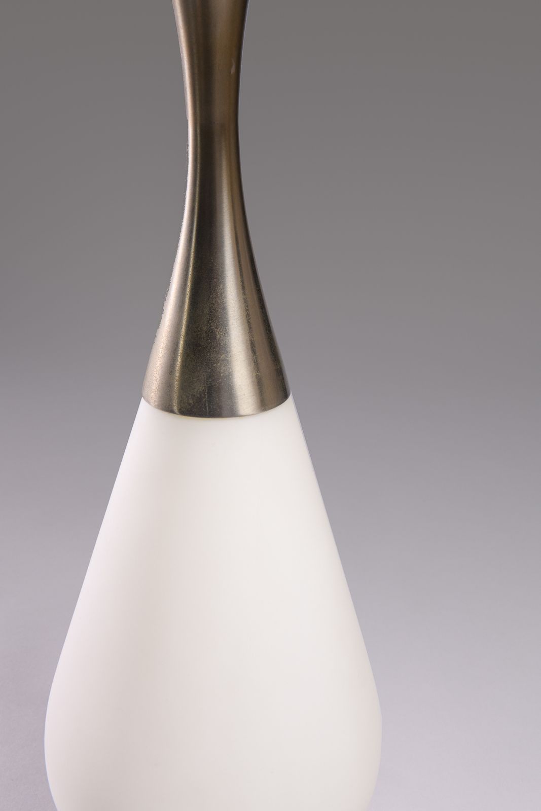 Table Lamp In Aluminum And Glass By Stilnovo, Italy, 1960s photo for sale