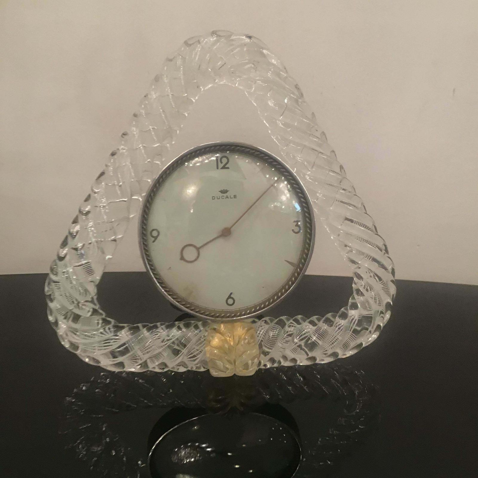 Seguso “ Zanfirico “ Wake Up” Murano Glass Metal Crome, 1950, Italy photo 2079.0