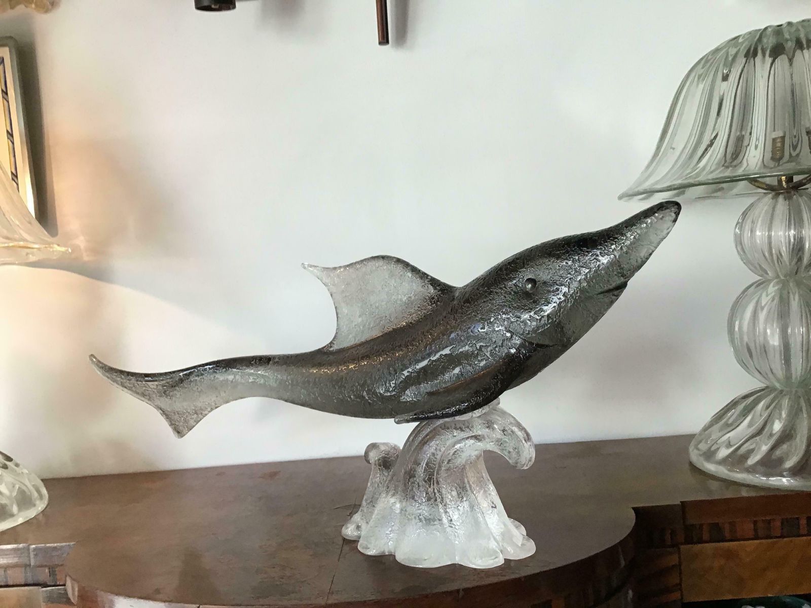 Livio Seguso “Dolphin” Murano Glass, 1955, Italy photo for sale