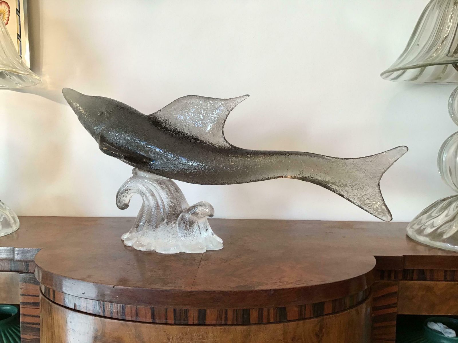 photo for sale Livio Seguso “Dolphin” Murano Glass, 1955, Italy