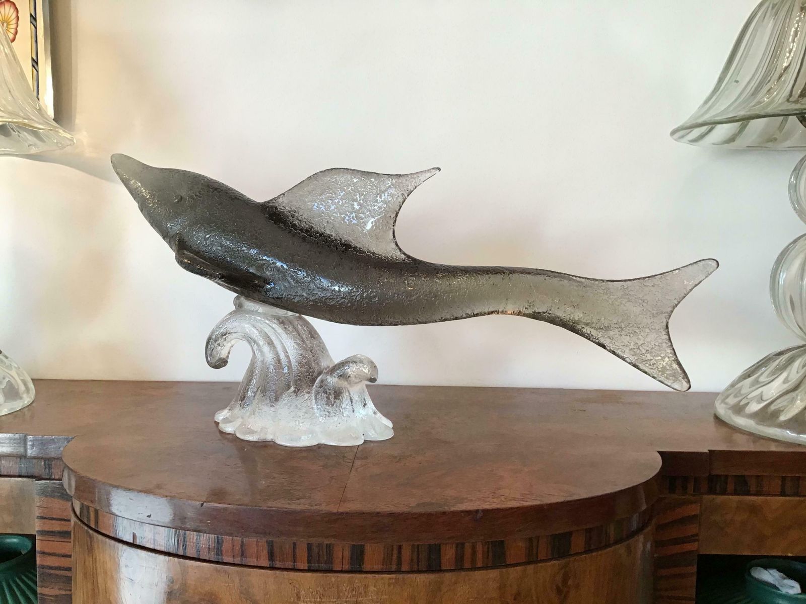 Art Livio Seguso “Dolphin” Murano Glass, 1955, Italy photo