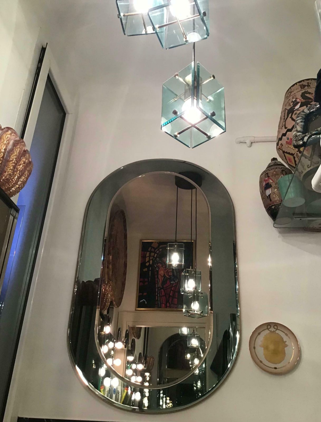 photo buy Cristal Arte Mirror Glass Wood, 1955, Italy