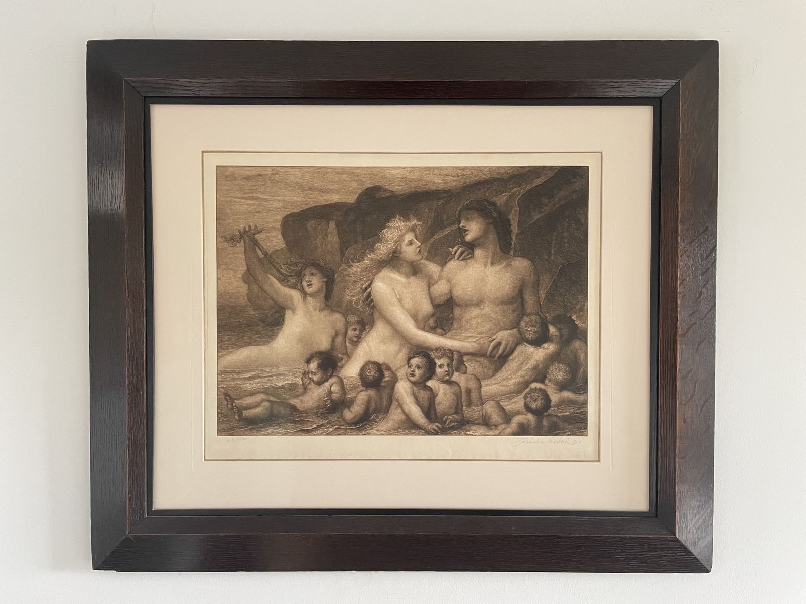 R W Macbeth After G F Watts   A Greek Idyll   1903 Engraving photo for sale