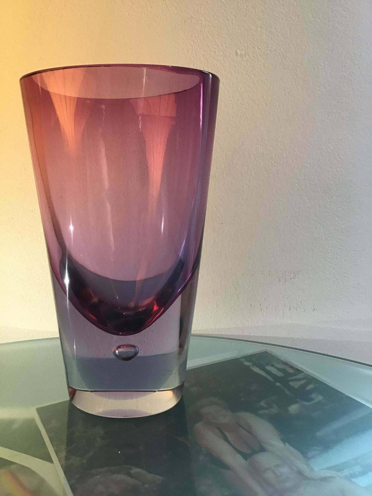 Home Decor Seguso Flavio Poli Vase Glass 1960 Italy photo