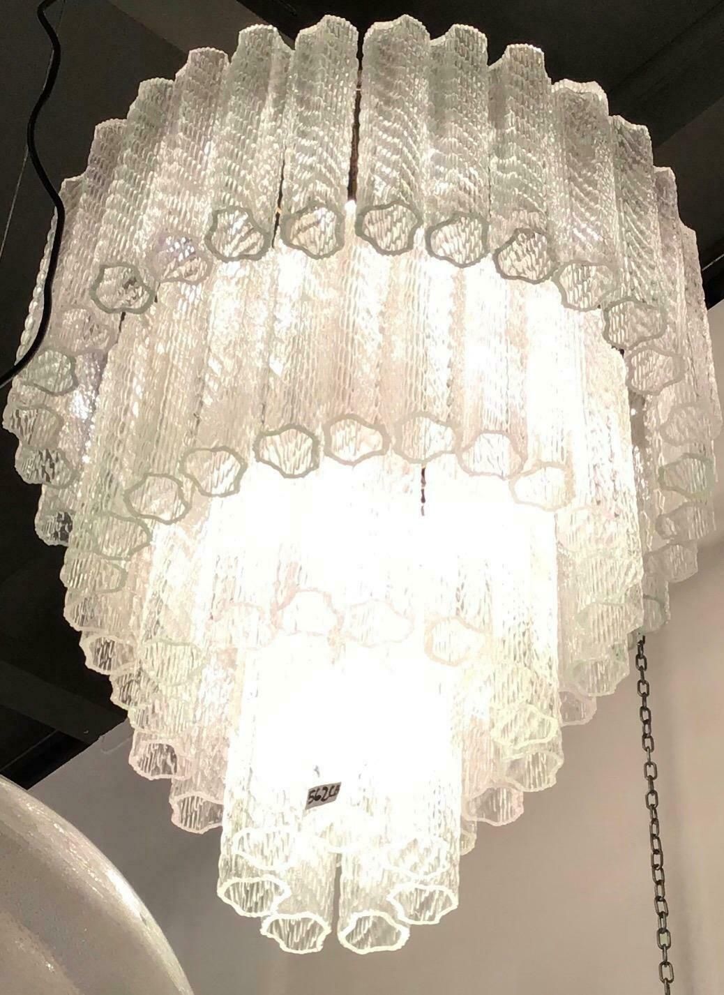 Venini Chandelier Murano Glass Iron, 1950, Italy photo buy