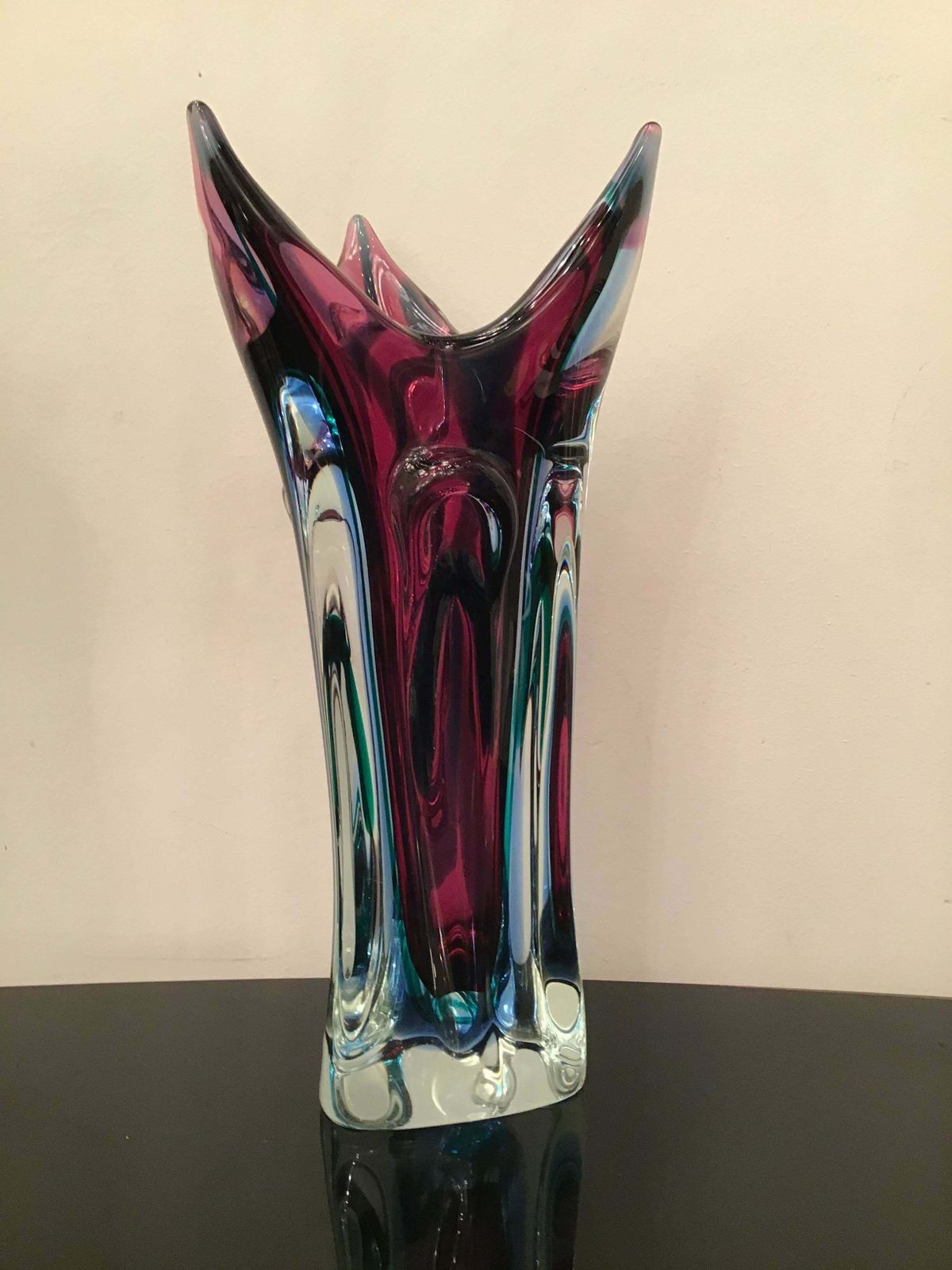 Home Decor Seguso Flavio Poli Vase Murano Glass 1950 Italy photo