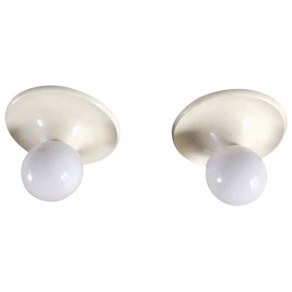Achille E Pier Giacomo Castiglioni “Light Ball” Ceillings Light Metal Glass 1965
