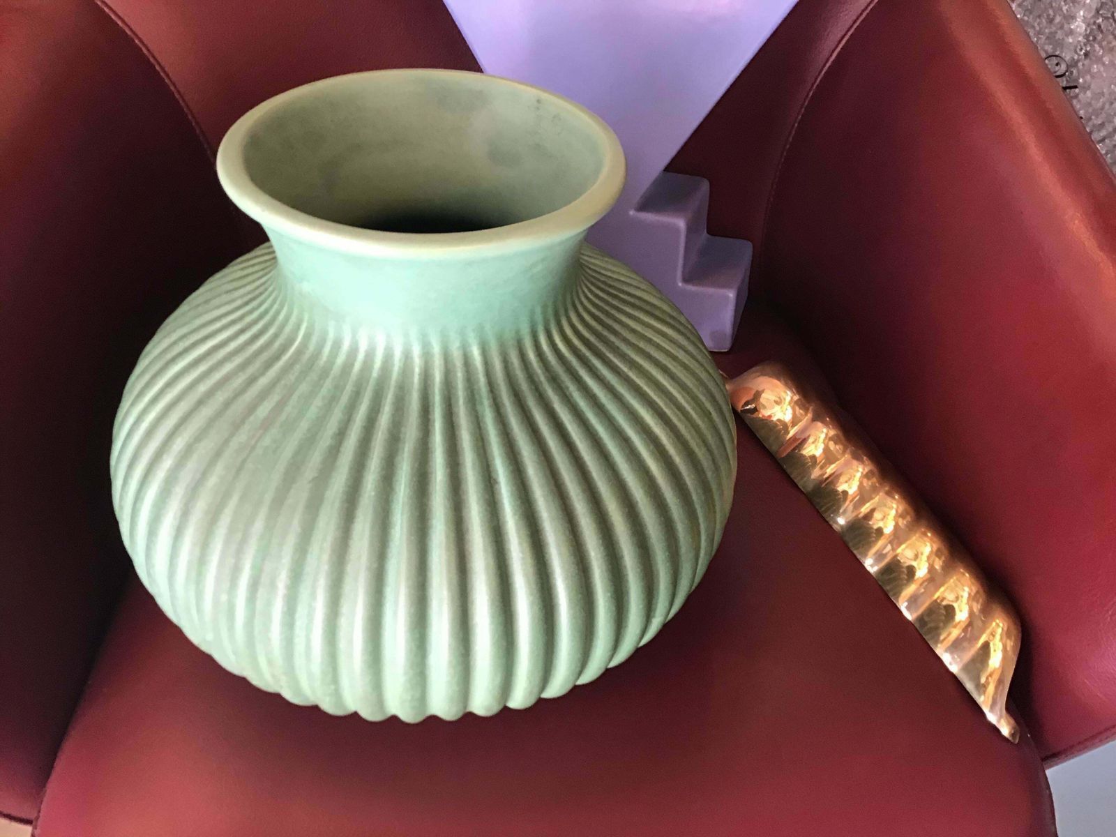 photo furniture Richard Ginori “Giovanni Gariboldi “ Vase Ceramic, 1940, Italy