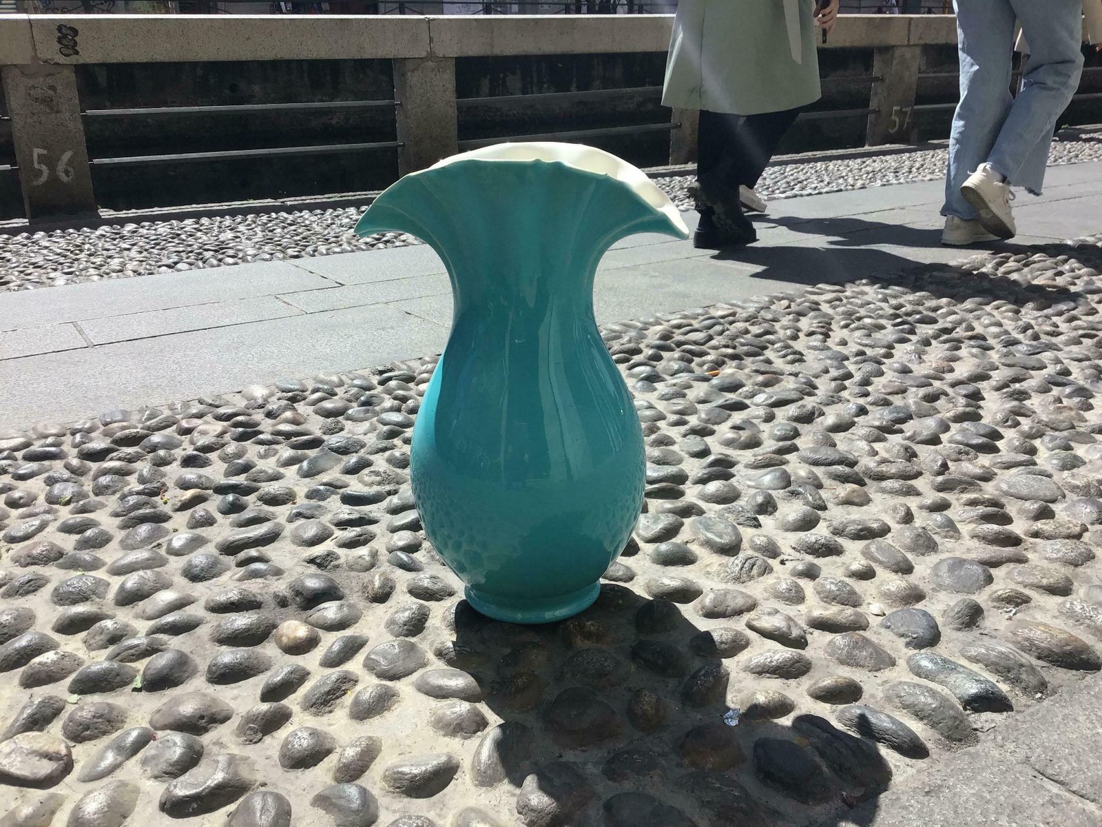 Richard Ginori “Giovanni Gariboldi“ Vase Ceramic, 1950, Italy photo buy