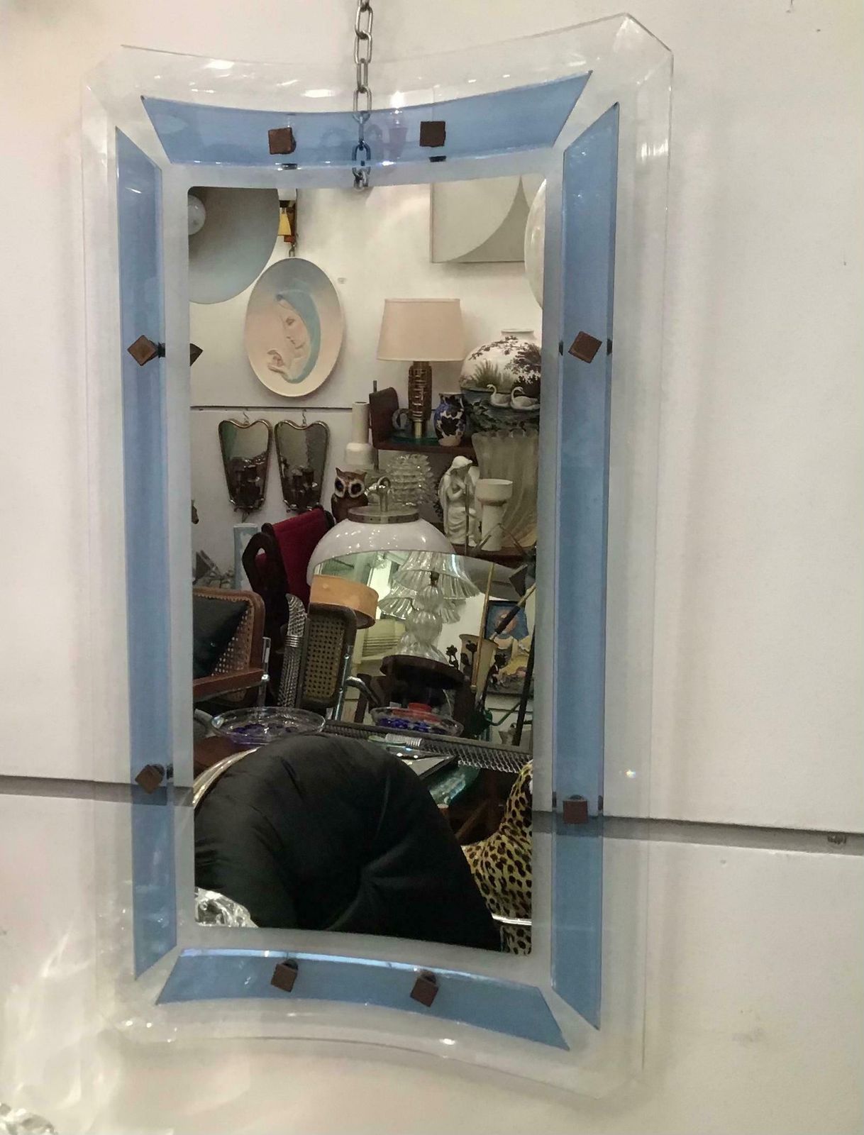 Fontana Arte Luigi Fontana Mirror Glass Brass 1940 Italy photo buy