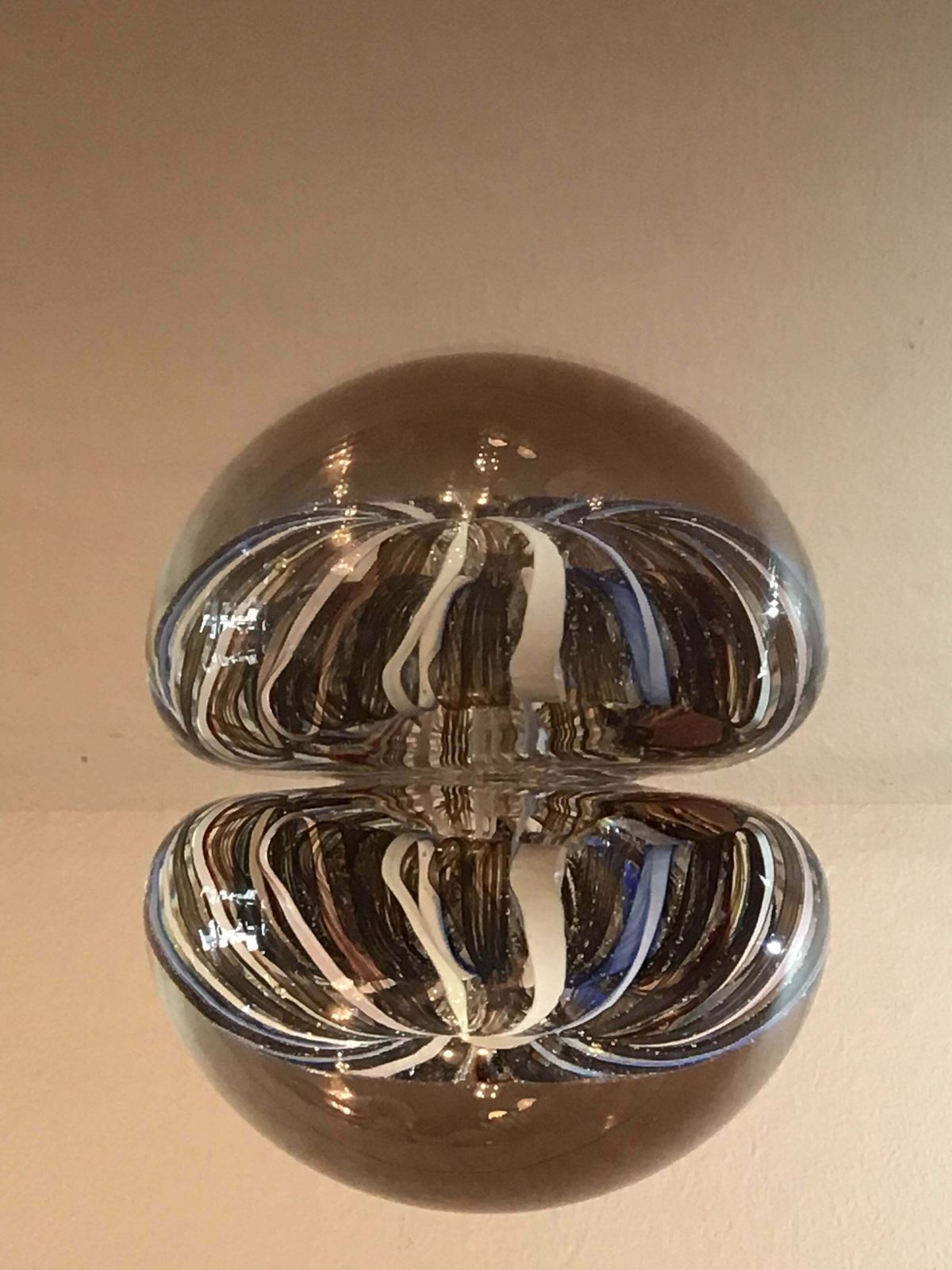 photo vinterior Seguso Paperweight Seguso Murano Glass 1950 Italy