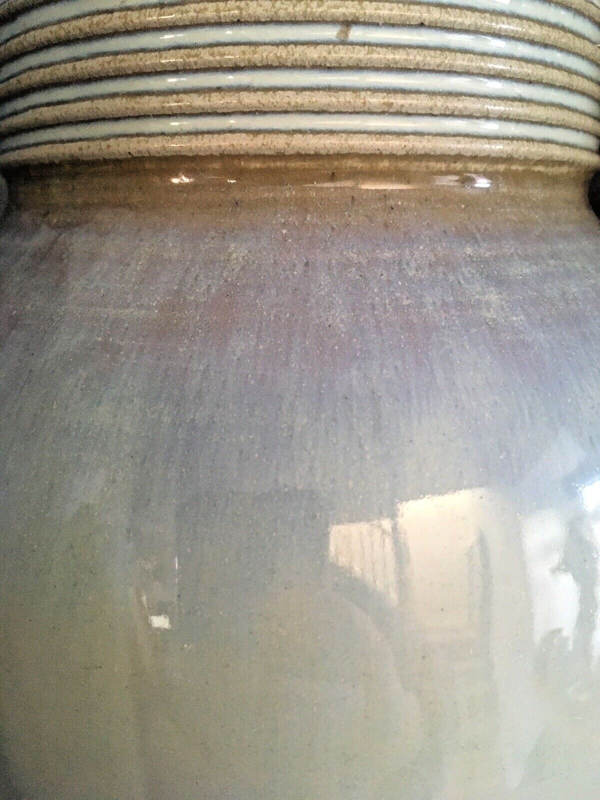 Home Decor Art Deco Dearston Stoneware Fulham Pottery Sl Lb Squat Vase Signed Ezra Dearing photo