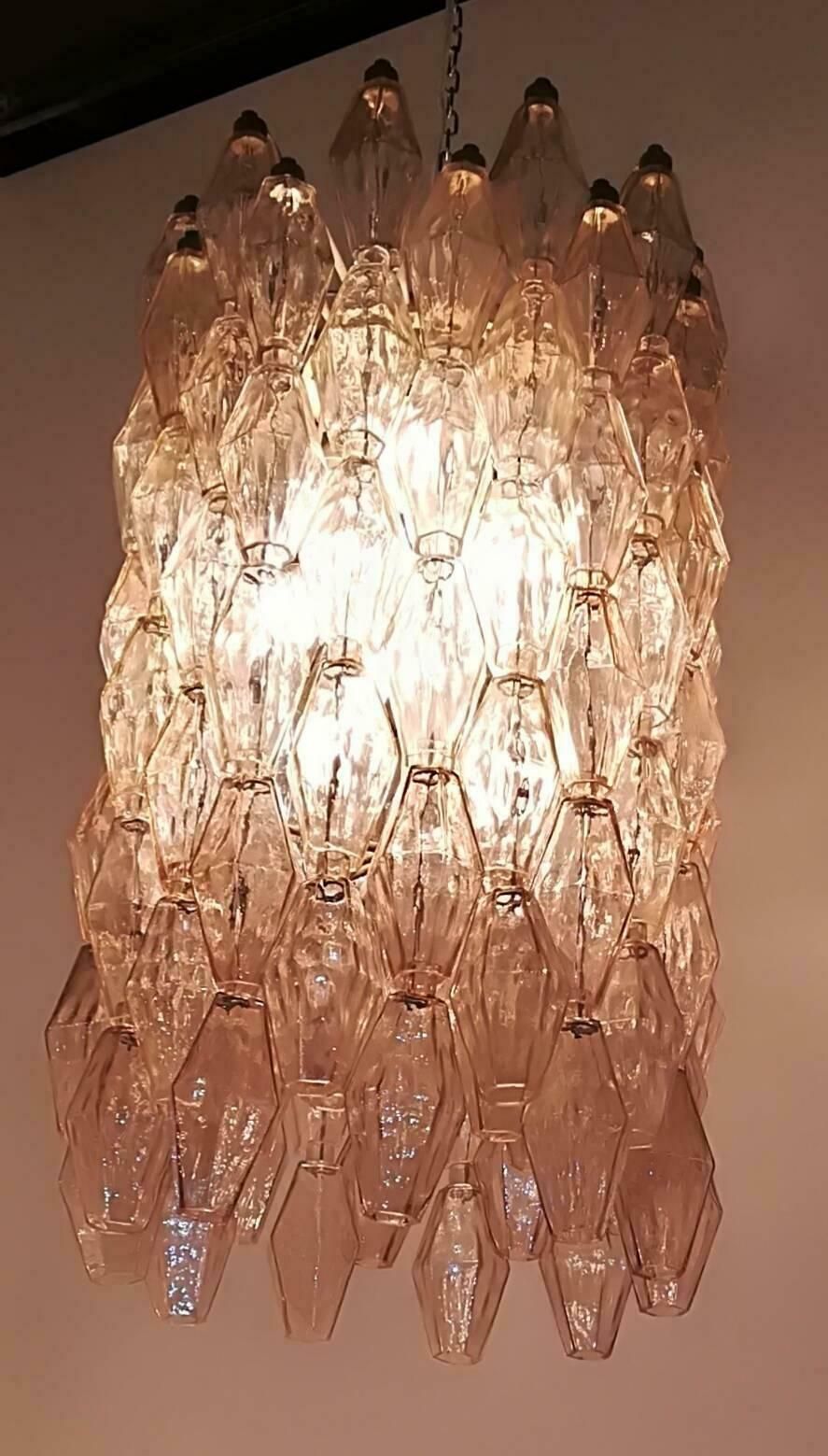 Venini, Chandelier Poliedri 1950, Carlo Scarpa photo Lighting