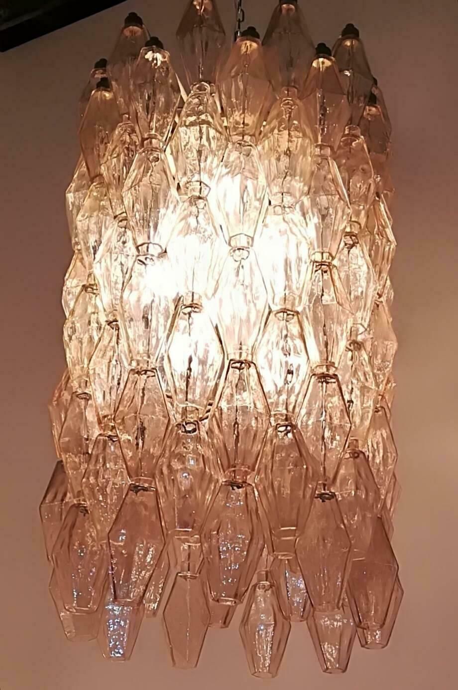 Venini, Chandelier Poliedri 1950, Carlo Scarpa photo vinterior