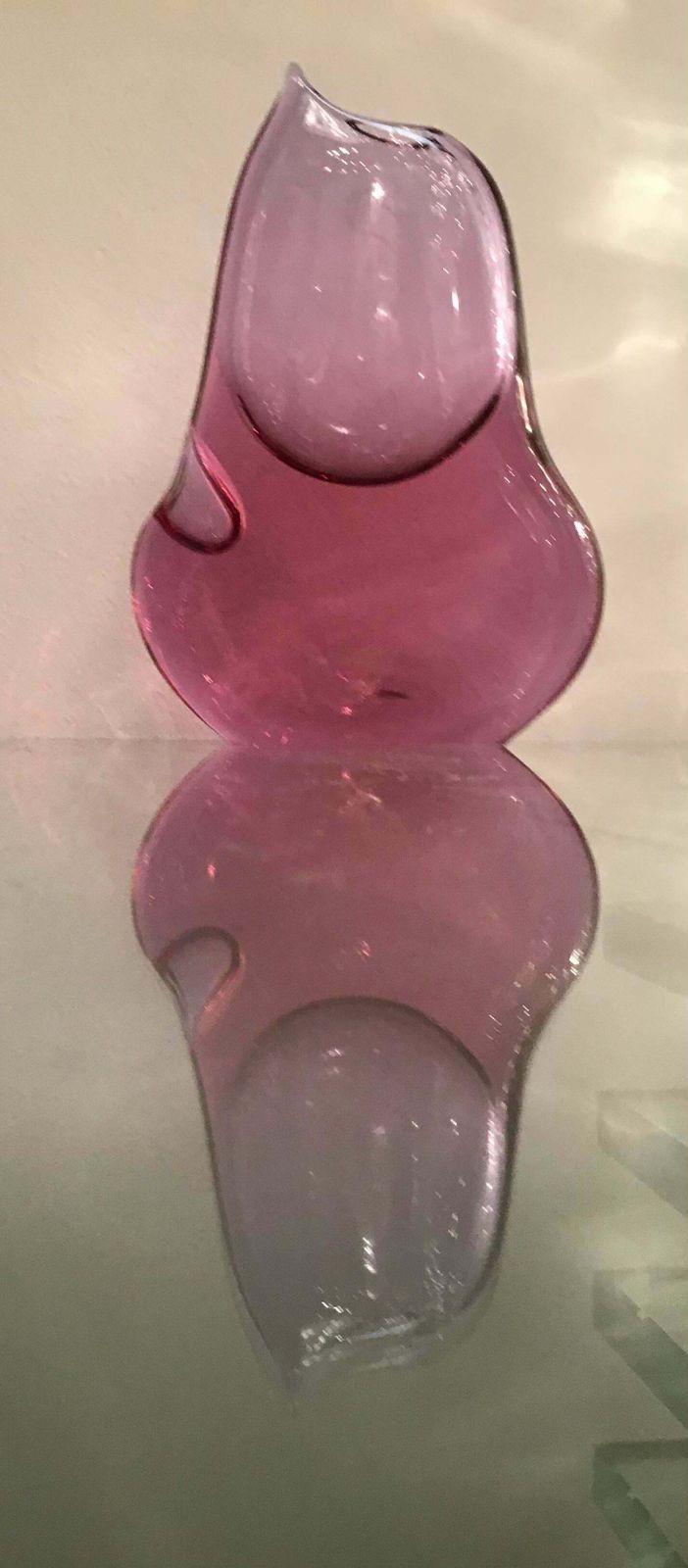 Seguso Vase Murano Glass 1950 Italy photo vintage