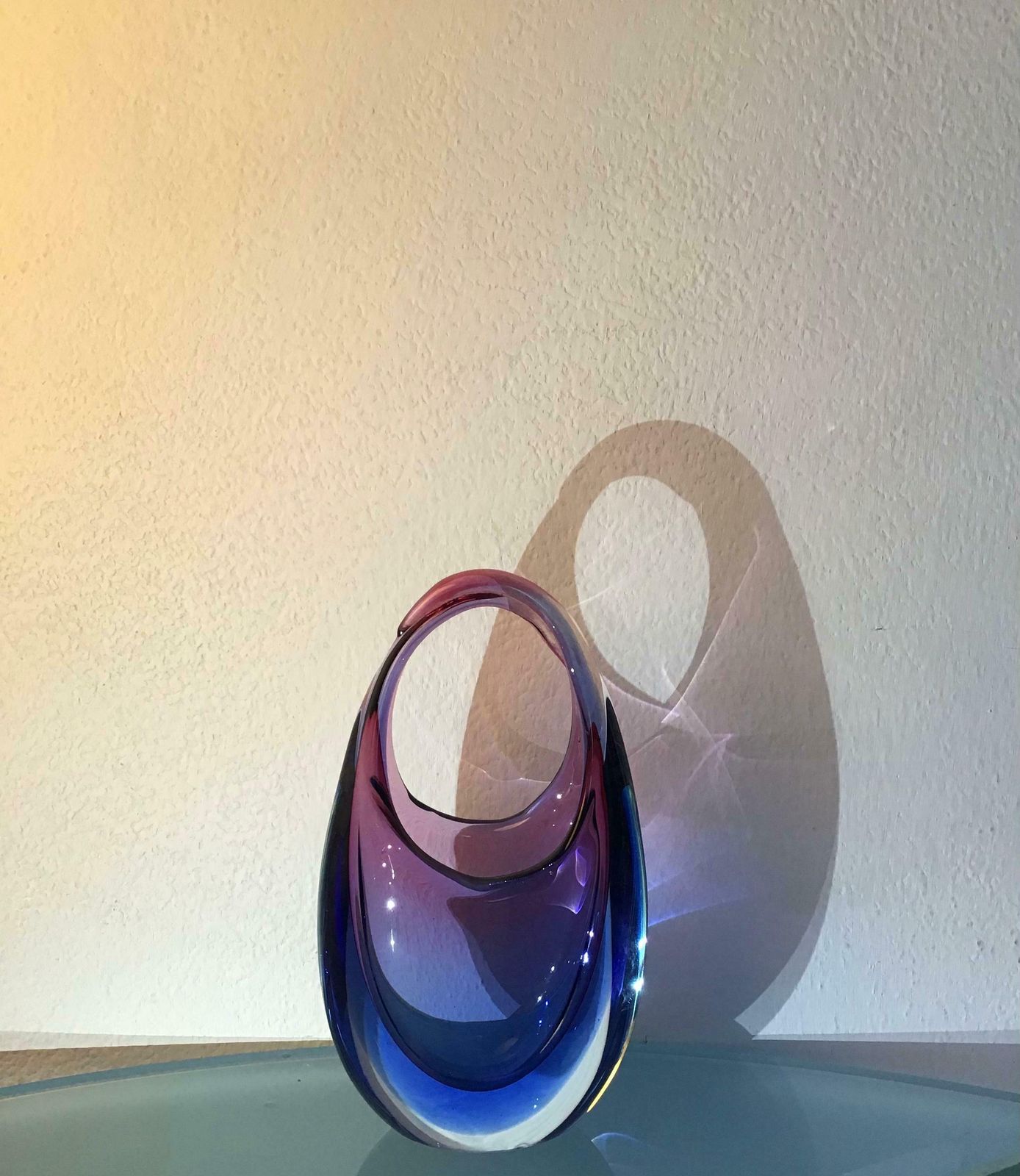 photo for sale Flavio Poli Vase Murano Glass 1950 Italy