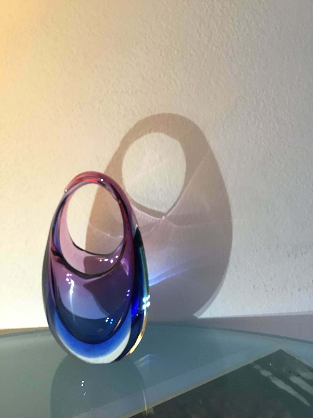 1265.0 Flavio Poli Vase Murano Glass 1950 Italy photo