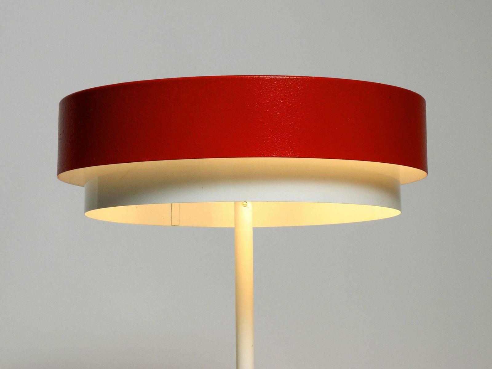 1465.0 Rare Xl Mid Century Metal Patio Floor Lamp In Very Good Original Condition photo