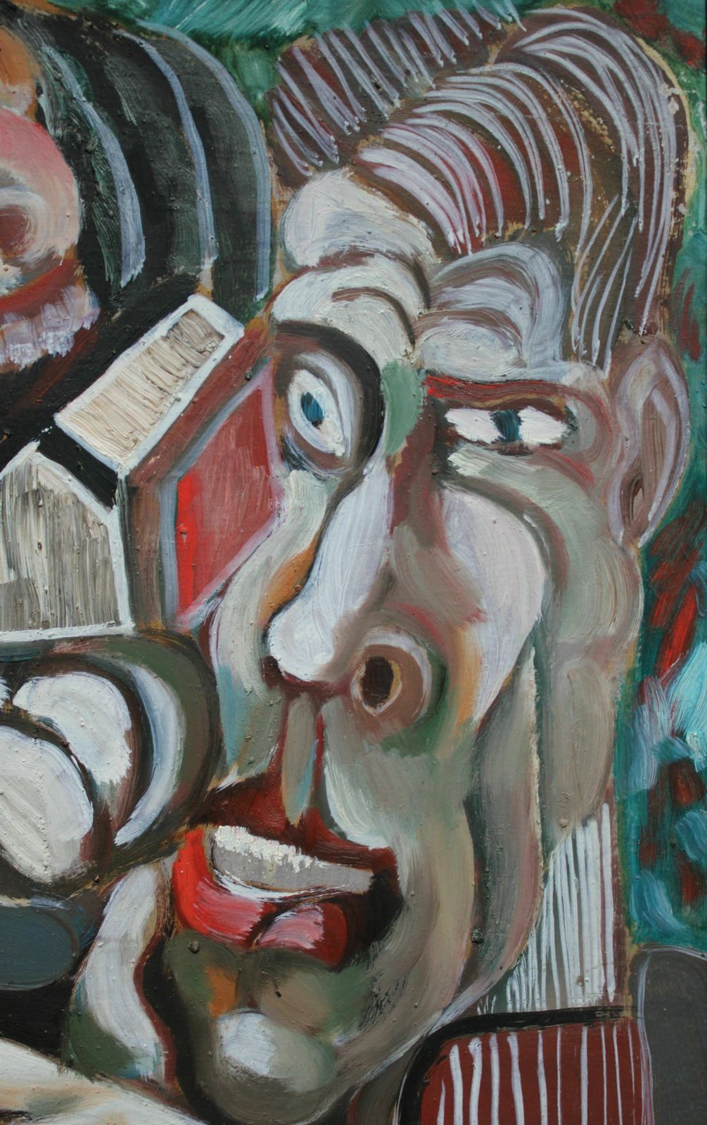 Vladimir Glushenkov Flirt. 1970. Cardboard, Mixed Media photo Art