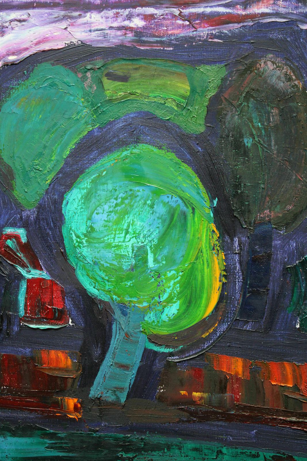 Valdis Bush Millennium 1976., Oil On Canvas photo furniture