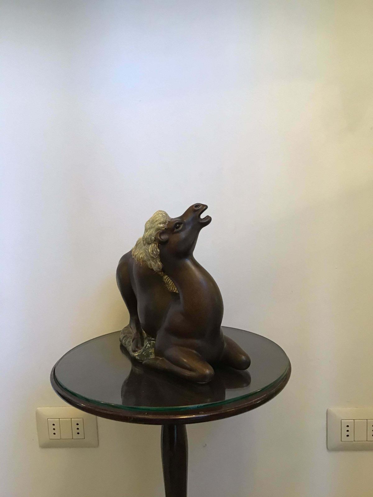 Richard Ginori Giovanni Gariboldi San Cristoforo Dromedary Ceramic, 1936, Italy photo for sale