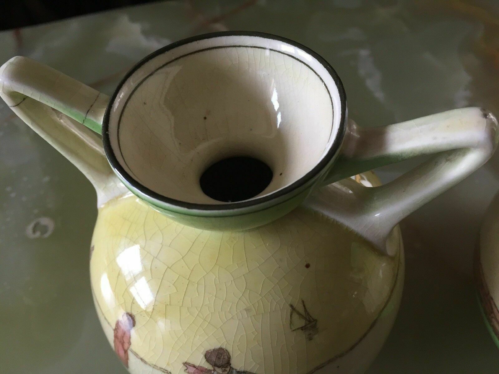 photo for sale A Pair Of Antique Royal Doulton Harlem Vases. Tall C.1910