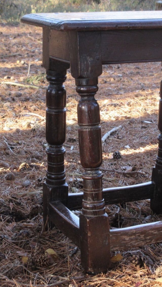 photo furniture English Mid – 17th Century Oak Joint Stool, Circa 1650