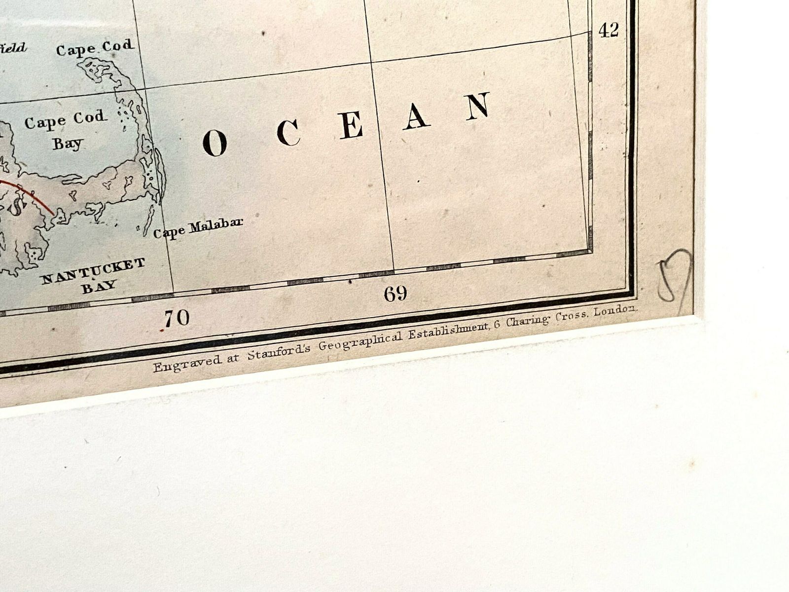 Antique Canada & United States Map   A. Fullarton C1865 photo 75.0