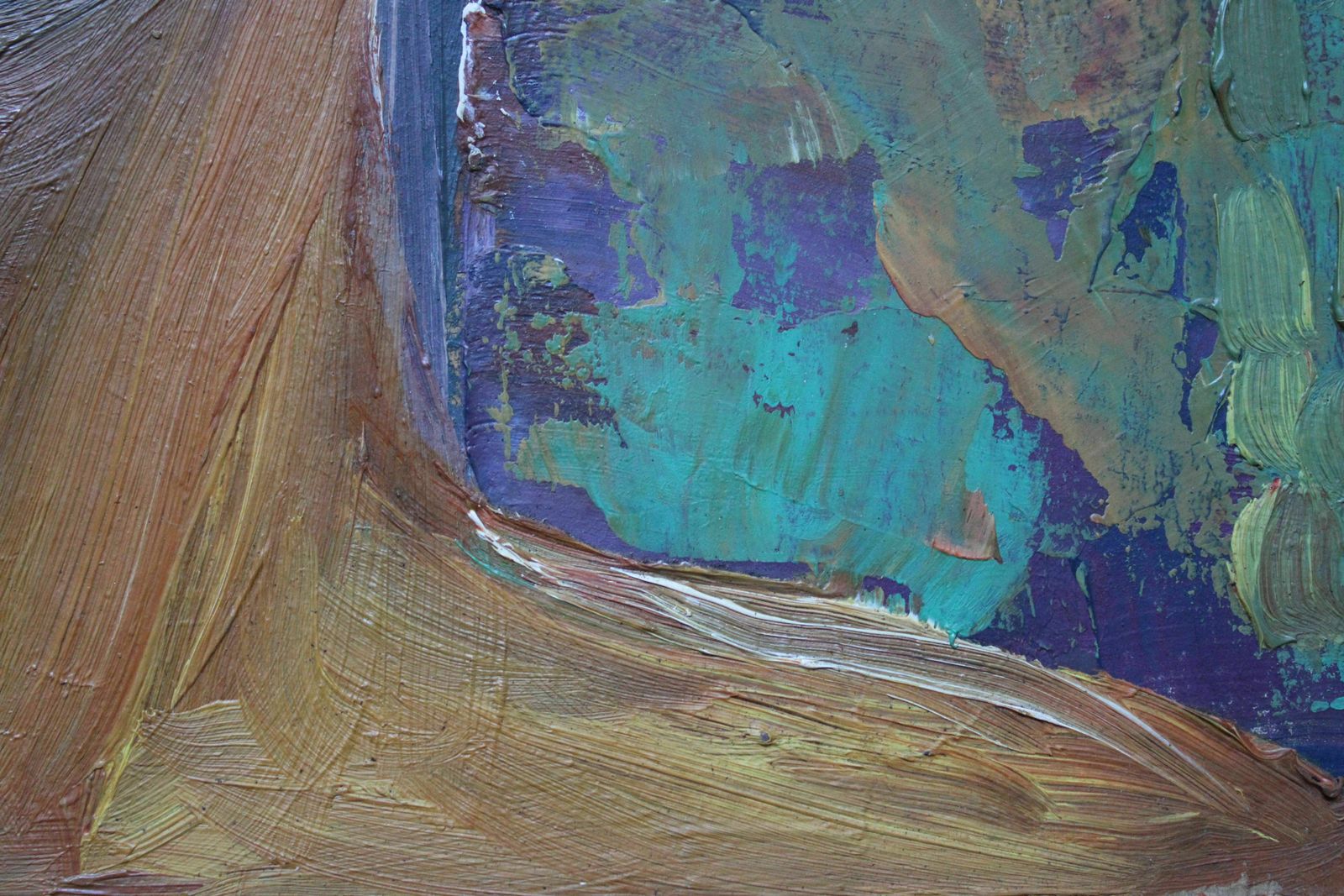 photo furniture Vladimir Glushenkov The Sun. Portrait. 1973. Cardboard, Oil