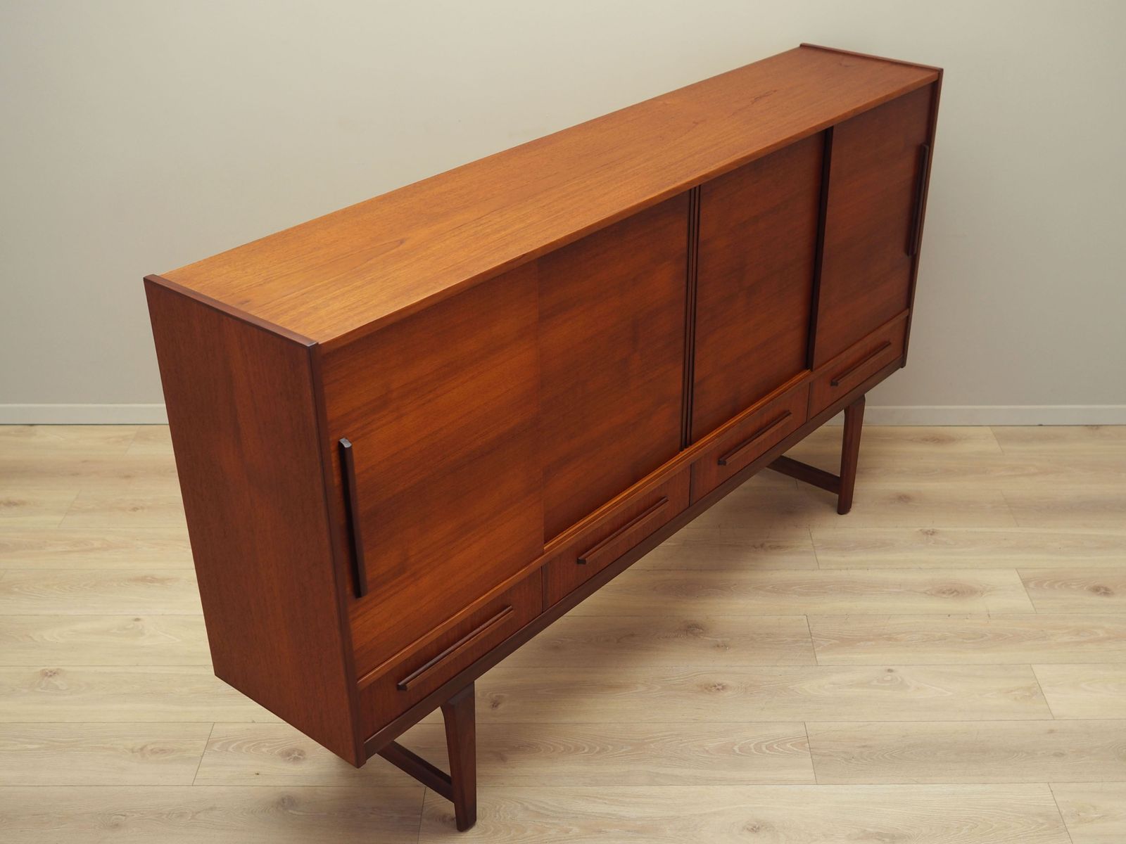 2359.0 Teak Highboard, Danish Design, 1960s, Manufacturer: Pmj Viby J photo